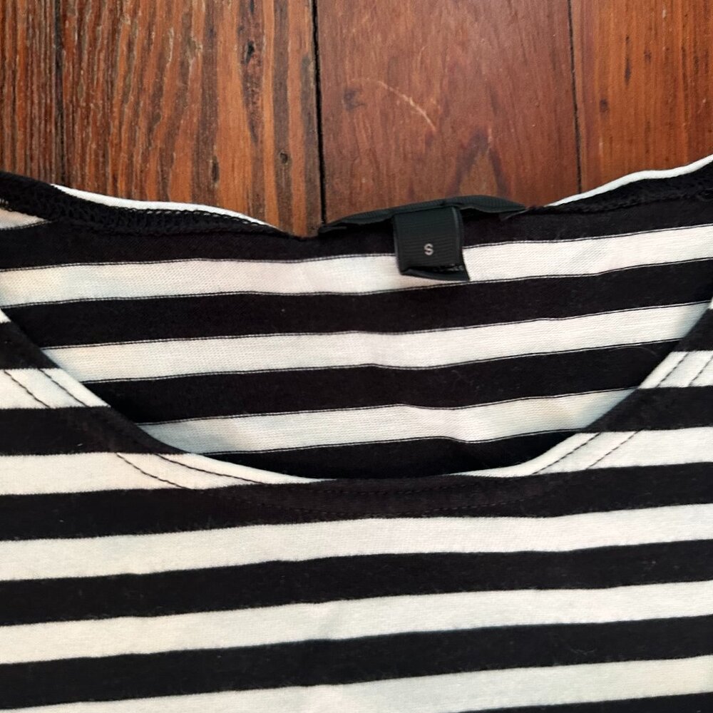 J. Crew Ruffle Stripe Tee - Picture 3 of 4